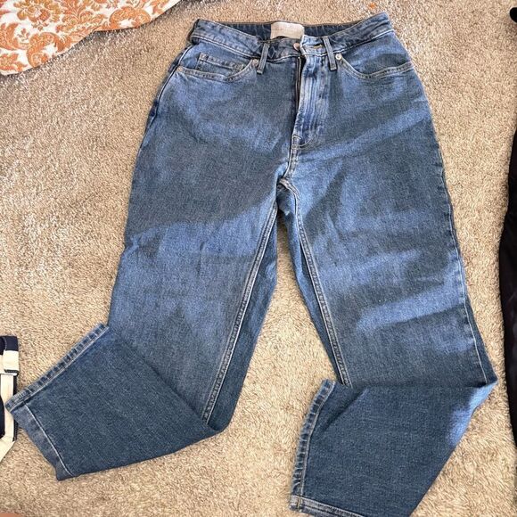 EVERLANE The Curvy Cheeky Jean Crop Denim Size 26 - Picture 7 of 8